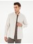 Erkek Vizon Regular Fit Uzun Kollu Gömlek 50292347-VR052 3