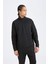 DeFacto Fit Standart Fit Dik Yaka Fermuarlı Skuba Dalgıç Kumaş Sporcu Sweatshirt D7305AX25SP 5