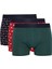 Erkek Yılbaşı Temalı 3'lü Boxer E0045AX24CW 1