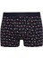 Erkek Yılbaşı Temalı 3'lü Boxer E0045AX24CW 2