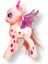 Işıklı Rainbow Unicorn Ponny Figür - 8 cm Pembe Taçlı Model 4