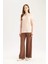 Regular Fit Cepli Krep Geniş Paça Palazzo Pantolon E5759AX25SP 5