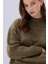 Regular Fit Yarım Balıkçı Yaka Basic Düz Triko Kazak Tunik B0085AX24WN 3