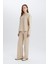 Triko Pantolon Wide Leg Geniş Bol Paça Selanik Kumaş Basic Düz D0361AX24AU 1