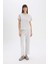 Pijama Takımı Bisiklet Yaka Kısa Kollu Üst Beli Lastikli Uzun Alt-Fall in Love E5820AX25SP 1