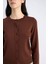 Regular Fit Bisiklet Yaka Basic Düz Triko Hırka D6282AX25SP 5