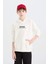Erkek Çocuk Oversize Geniş Kalıp Kapüşonlu Nakışlı Sweatshirt D8498A825SP 4