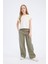 Kız Çocuk Wide Leg Geniş Bol Paça Pamuklu Pantolon D7609A825SM 3
