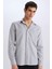 Modern Fit Polo Yaka Basic Düz Uzun Kollu Gömlek E5045AX25SM 4