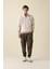 Comfort Regular Fit Rahat Kalıp Fermuarlı Dik Yaka Baskılı Sweatshirt C6132AX24AU 2