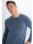 Relax Fit Bisiklet Yaka Triko Kazak D3278AX24WN 1
