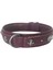 Deri Parlak Taşlı Köpek Boyun Tasması 28-32 cm x-Small Mor 5