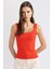Slim Fit Dar Kesim U Yaka Ribana Basic Düz Atlet C0095AX24SM 1