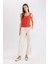 Slim Fit Dar Kesim U Yaka Ribana Basic Düz Atlet C0095AX24SM 2
