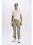 DeFactoFit Sporcu Jogger Eşofman Altı Slim Fit Dar Kesim Dokuma Kargo Cepli Standart Paça D3884AX24WN 2
