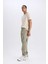 DeFactoFit Sporcu Jogger Eşofman Altı Slim Fit Dar Kesim Dokuma Kargo Cepli Standart Paça D3884AX24WN 3