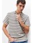 Regular Fit Polo Yaka Çizgili Kısa Kollu Tişört B6532AX25SP 1