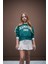 Kız Çocuk Relax Fit Bisiklet Yaka Baskılı Sweatshirt D7442A825SP 3