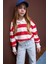Kız Çocuk Relax Fit Polo Yaka Çizgili Sweatshirt D7443A825SP 1