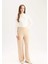 Relax Fit Beli Lastikli Basic Düz Bürümcük Pantolon Z8788AZ24WN 2