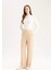 Relax Fit Beli Lastikli Basic Düz Bürümcük Pantolon Z8788AZ24WN 3