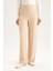 Relax Fit Beli Lastikli Basic Düz Bürümcük Pantolon Z8788AZ24WN 4