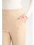 Relax Fit Beli Lastikli Basic Düz Bürümcük Pantolon Z8788AZ24WN 5
