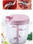 5 Bıçaklı Büyük Boy Ipli El Rondosu Pratik Doğrayıcı | Chopper 5 Bıçaklı Çek Bırak El Rondosu 1000ML 4