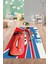 Dijital Baskılı Yarış Araba Desenli Yıkanabilir Kaymaz Taban Çocuk Odası Halısı, Çocuk-61-Kırmızı, 4