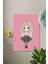 Dijital Baskılı Çizgi Film Prenses Desen Yıkanabilir Kaymaz Çocuk Odası Halısı, Çocuk-79-Pembe, 4
