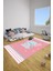 Dijital Baskılı Fil Figürlü Yıkanabilir Kaymaz Taban Çocuk Odası Halısı, Çocuk-73-Pembe, 4