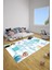 Baskılı Kraliçeli Seksek Model Yıkanabilir Kaymaz Taban Çocuk Odası Halısı, Çocuk-76-Turkuaz, 3