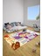 Dijital Baskılı Çarpım Tablo Desenli Yıkanabilir Kaymaz Taban Çocuk Odası Halısı, Çocuk-78-Mor, 3