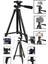 Profesyonel 102 cm Fotoğraf Yayın Tripotu Profesyonel Fotoğraf Makinesi Tutucu 3120 1
