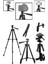 Profesyonel 102 cm Fotoğraf Yayın Tripotu Profesyonel Fotoğraf Makinesi Tutucu 3120 3