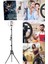 Youtuber LED Işıklı Tripod Selfie Makyaj Işığı Ring Light 10 Inç Halka Ring Light 10 Inç 5