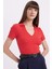 Slim Fit Dar Kesim Fitilli Kaşkorse Kısa Kollu Polo Tişört C4076AX24SP 1