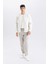Slim Fit Bomber Mont Ceket Dar Kesim Kolej Yaka Fermuarlı Çift Cepli Mevsimlik Hafif D7319AX25SP 5