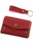 Kırmızı Renk Deri Cüzdan ve Anahtarlık Seti, Yüksek Kalite Hediyelik Ürün Seti 1