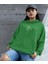 Boyacı Panda Küçük Ön Baskılı Sweatshirt Kadın 1