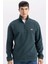 Relax Fit Dik Yaka Fermuarlı Polar Sweatshirt D2348AX24AU 1