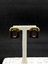 Gold Detaylı Kahverengi Küpe 1