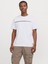 Jcofusıon Full Brandıng Tee Ss Crew Noos Erkek Beyaz Tshirt 12273120-01 1