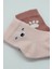 Bistyle Bear Penye Soket Çorap 2'li BS10116 Pembe 4