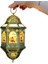 Vintage Oyulmuş Fenerler LED Simülasyon Mum Altıgen Avize Orta Doğu Ramazan Dekoratif Fenerler Asma (Yurt Dışından) 1
