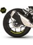 Rks R250 Motosiklet Jant Içi Sticker Etiket Modeli Neon Sarı (Yeşil) 1