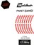 Rks (Qj Motor) Srk 125R Motosiklet Jant Içi Sticker Etiket Modeli Neon Turuncu 3