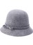 Yün Cloche Derby Geniş I Dome Cap Gri (Yurt Dışından) 3