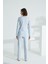 Angelique Pamuk Uzun Kol Kadın Pijama Takımı 21502 4