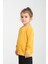 Kız Çocuk Oversize Bisiklet Yaka Basic Sweatshirt 2